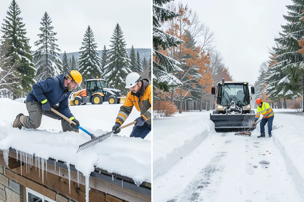 Walk-Behind Snow Blowing in Hamilton, Skagit County, WA - Map pedestrian routes and priority entries