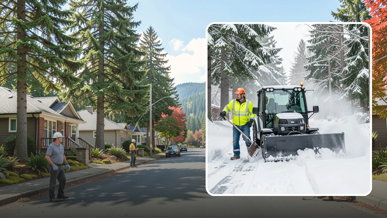 Walk-Behind Snow Blowing in Hunts Point, King County, WA - Our walk-behind blowers handle sidewalks, entryways, and tight spaces where precision matters most.