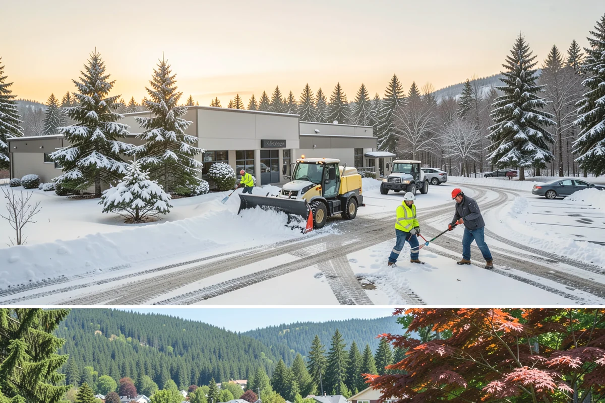 Walk-Behind Snow Blowing in Index, Snohomish County, WA - Walk-behind blowing is essential for pedestrian safety throughout the December-to-February snow window.