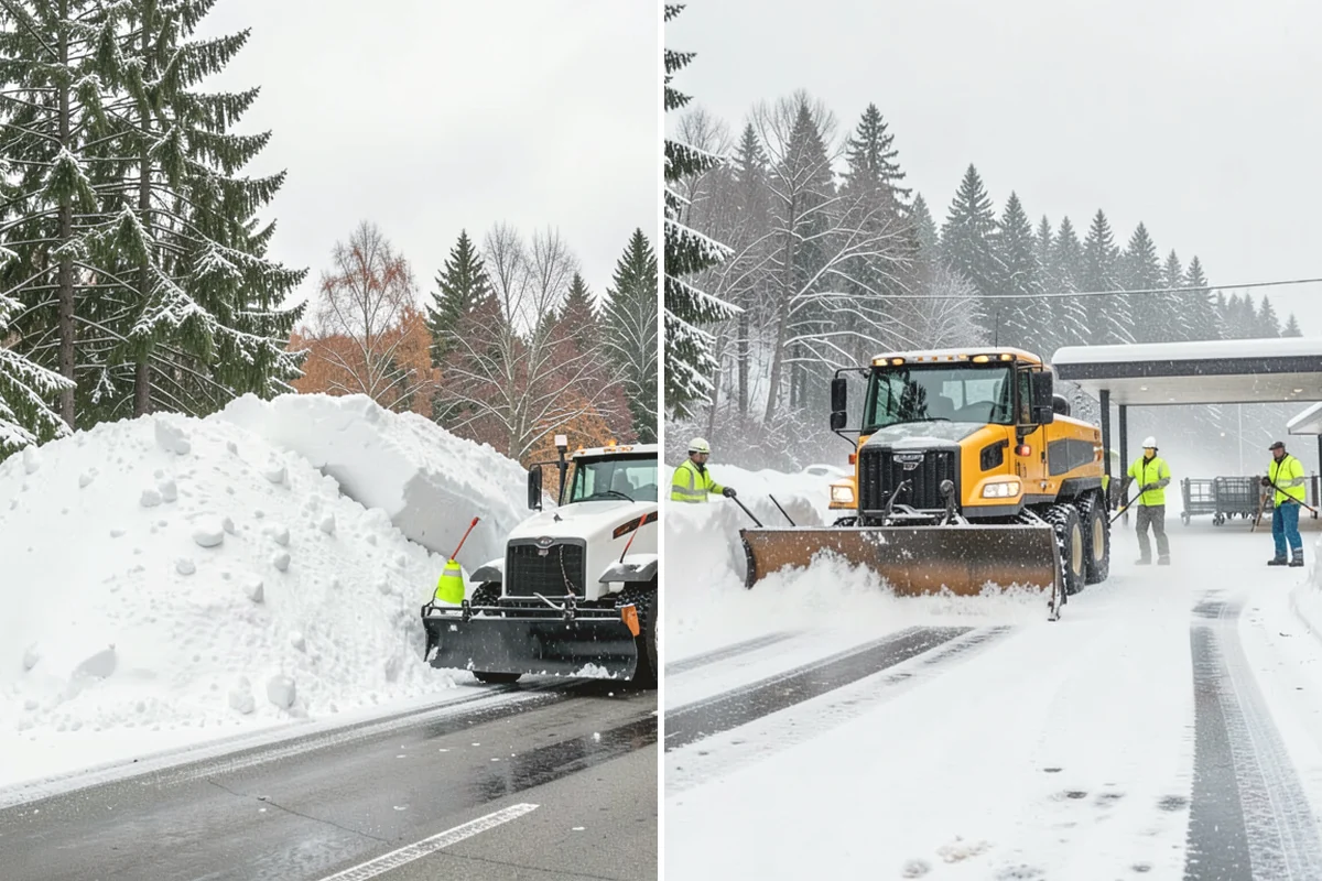 Walk-Behind Snow Blowing in Issaquah, King County, WA - Map pedestrian routes and priority entries