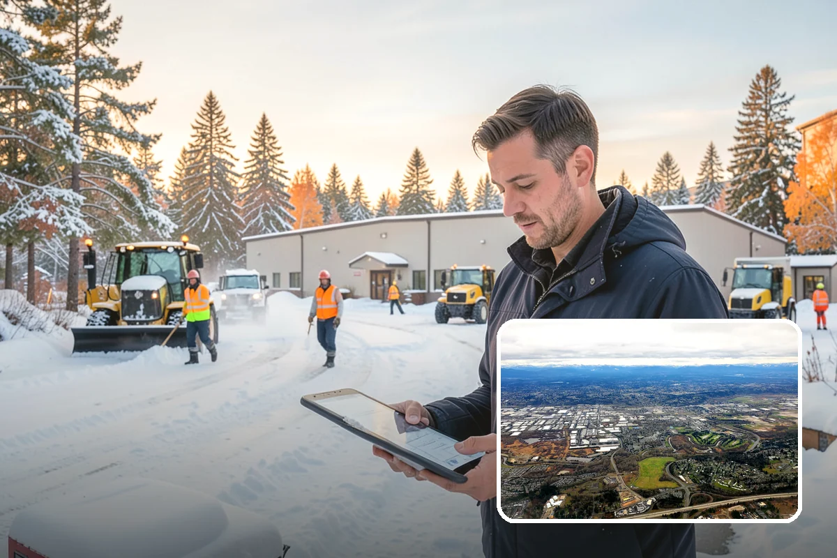 Walk-Behind Snow Blowing in Kent, King County, WA - Precise clearing of sidewalks and entries