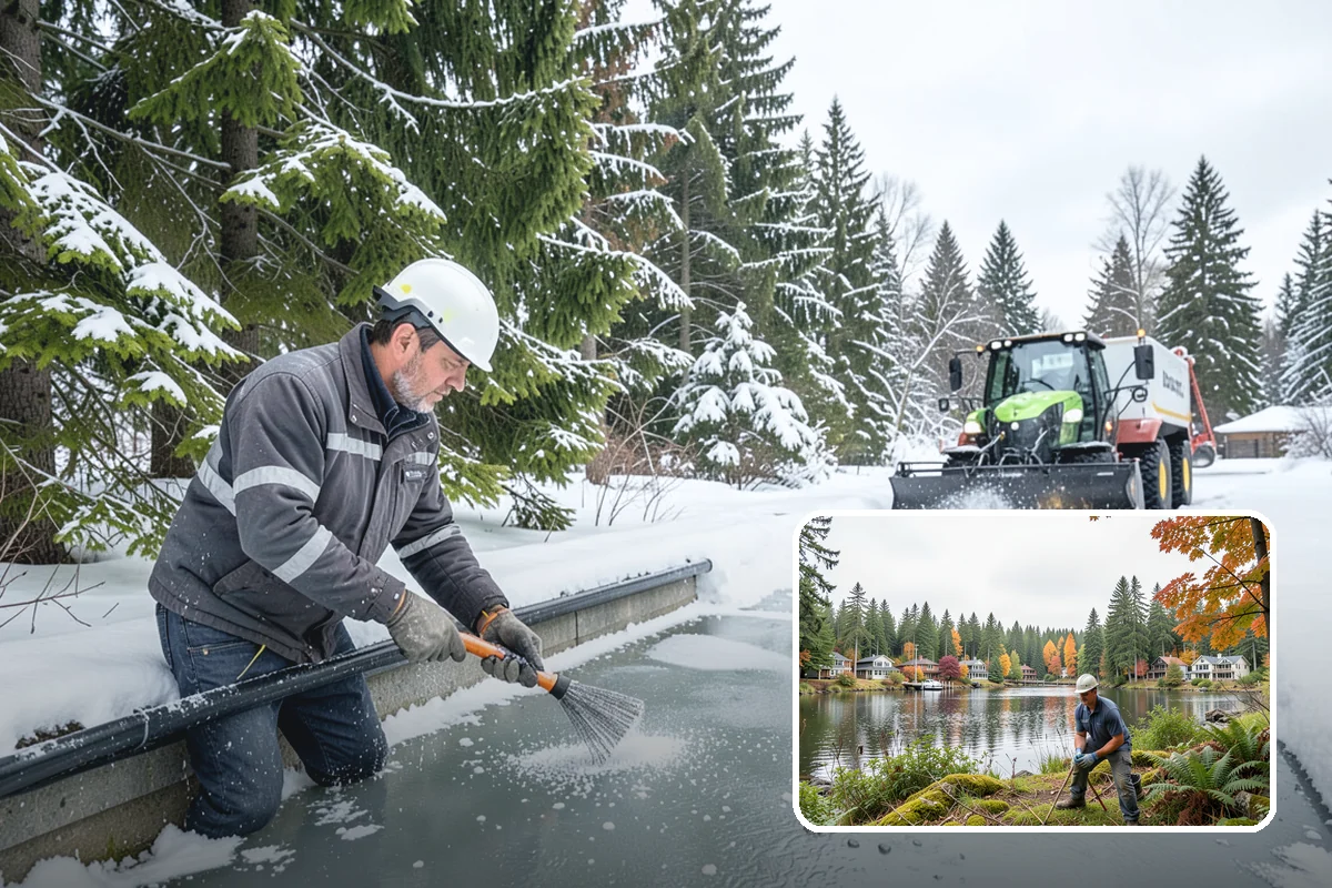Walk-Behind Snow Blowing in La Conner, Skagit County, WA - Precise clearing of sidewalks and entries