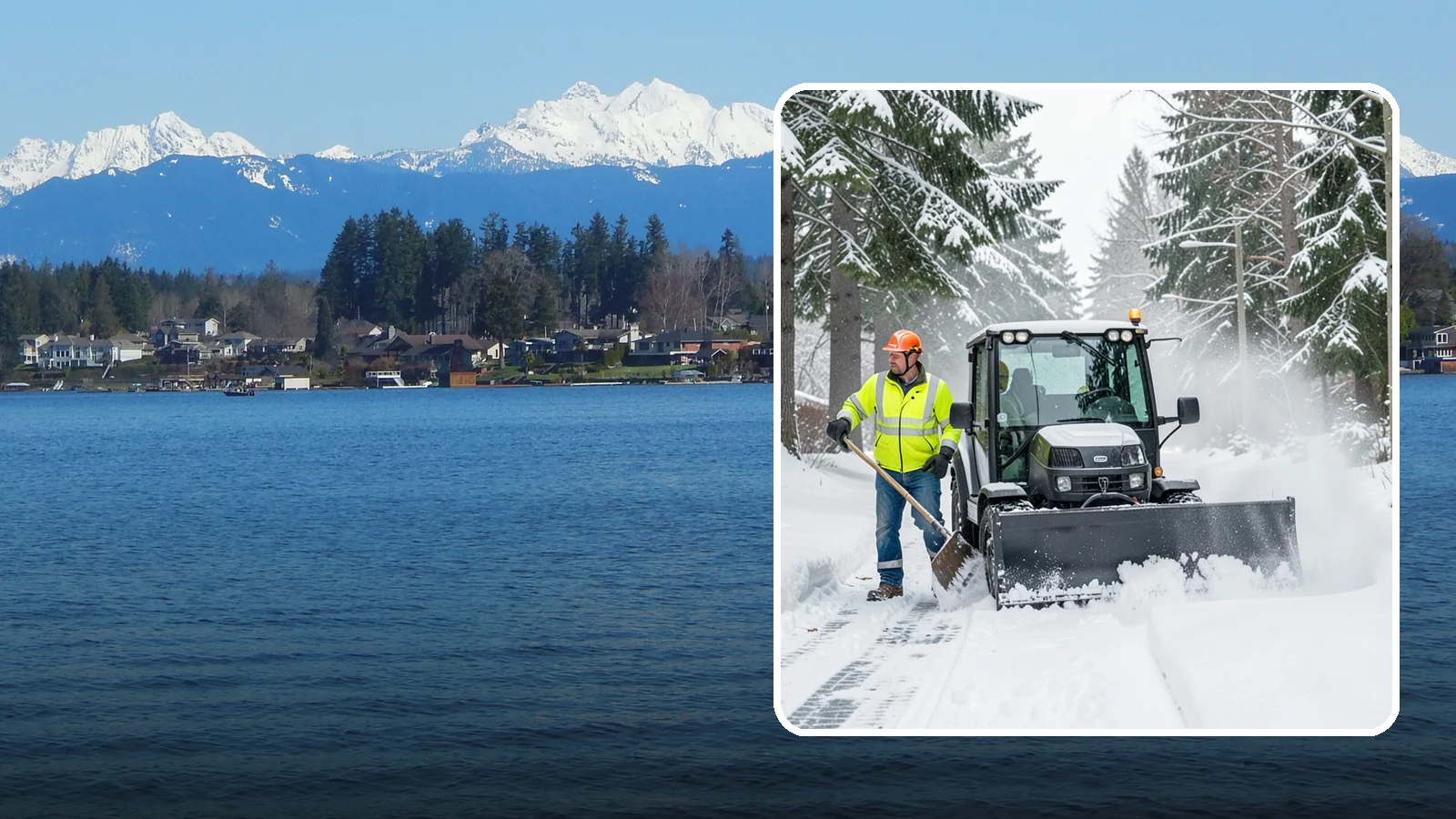 Walk-Behind Snow Blowing in Lake Stevens, Snohomish County, WA - Our walk-behind blowers handle sidewalks, entryways, and tight spaces where precision matters most.
