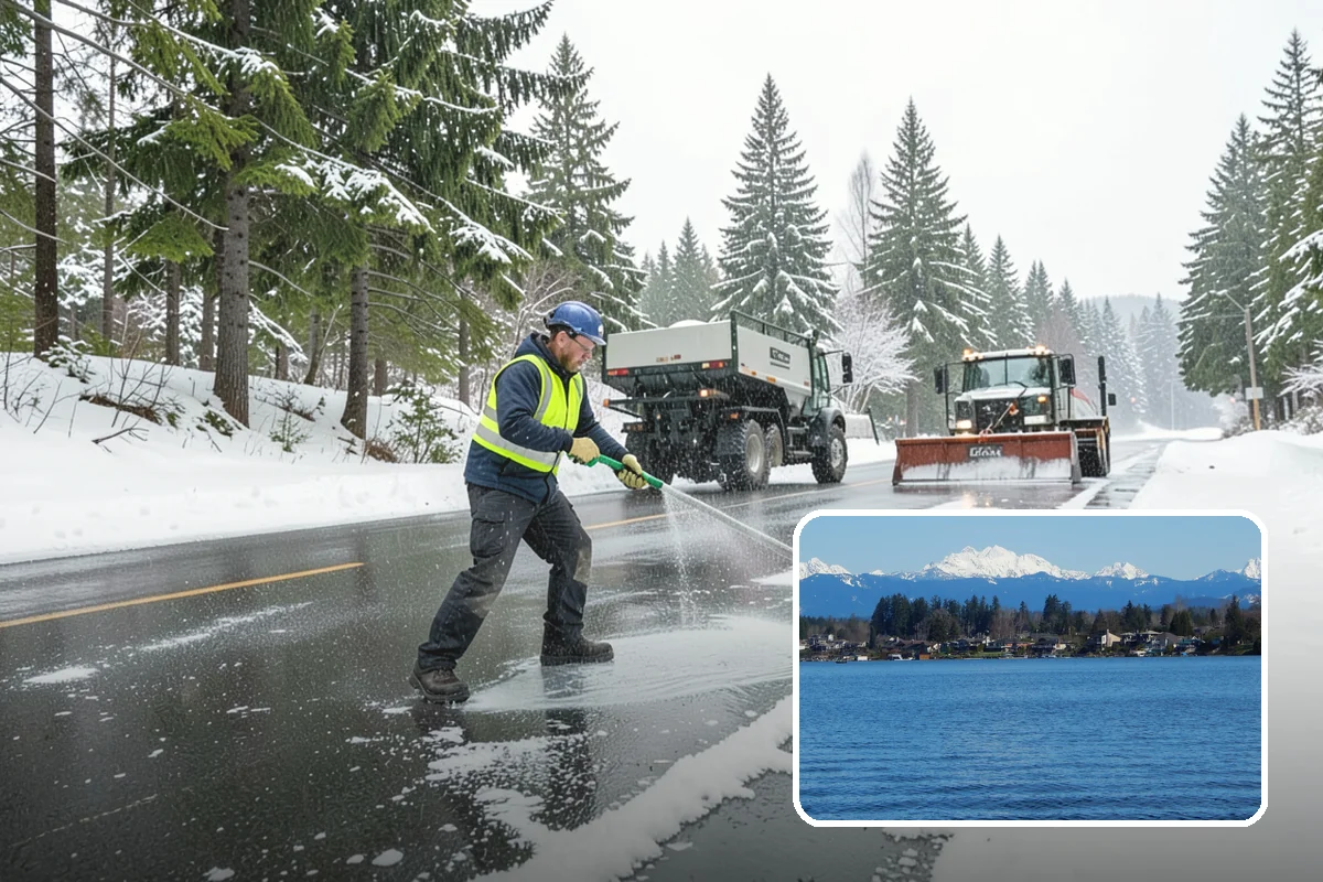 Walk-Behind Snow Blowing in Lake Stevens, Snohomish County, WA - Precise clearing of sidewalks and entries