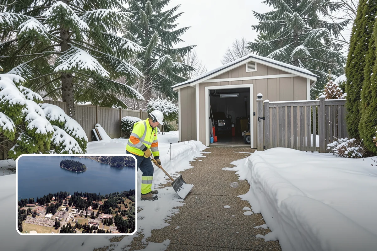 Walk-Behind Snow Blowing in Lakewood, Pierce County, WA - Precise clearing of sidewalks and entries