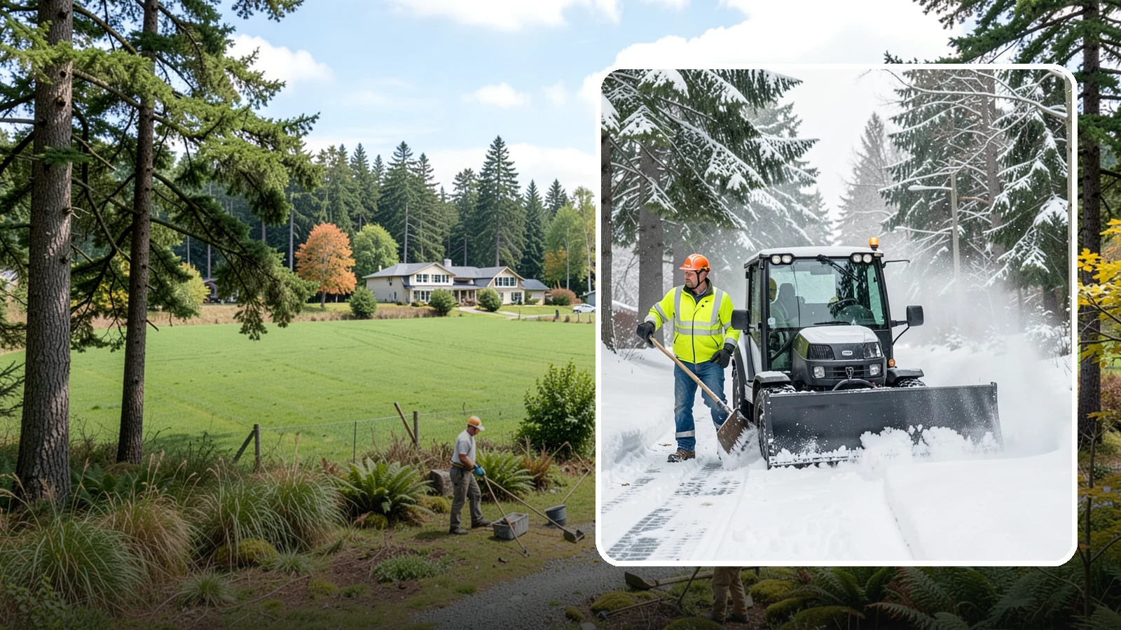 Walk-Behind Snow Blowing in Lyman, Skagit County, WA - Our walk-behind blowers handle sidewalks, entryways, and tight spaces where precision matters most.