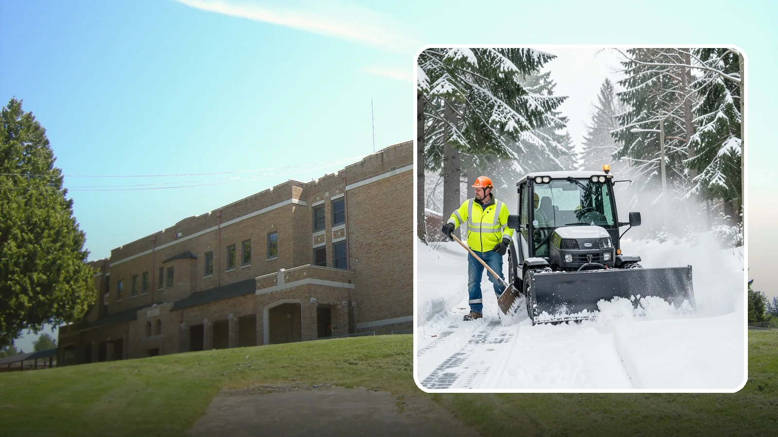 Walk-Behind Snow Blowing in Maple Valley, King County, WA - Our walk-behind blowers handle sidewalks, entryways, and tight spaces where precision matters most.