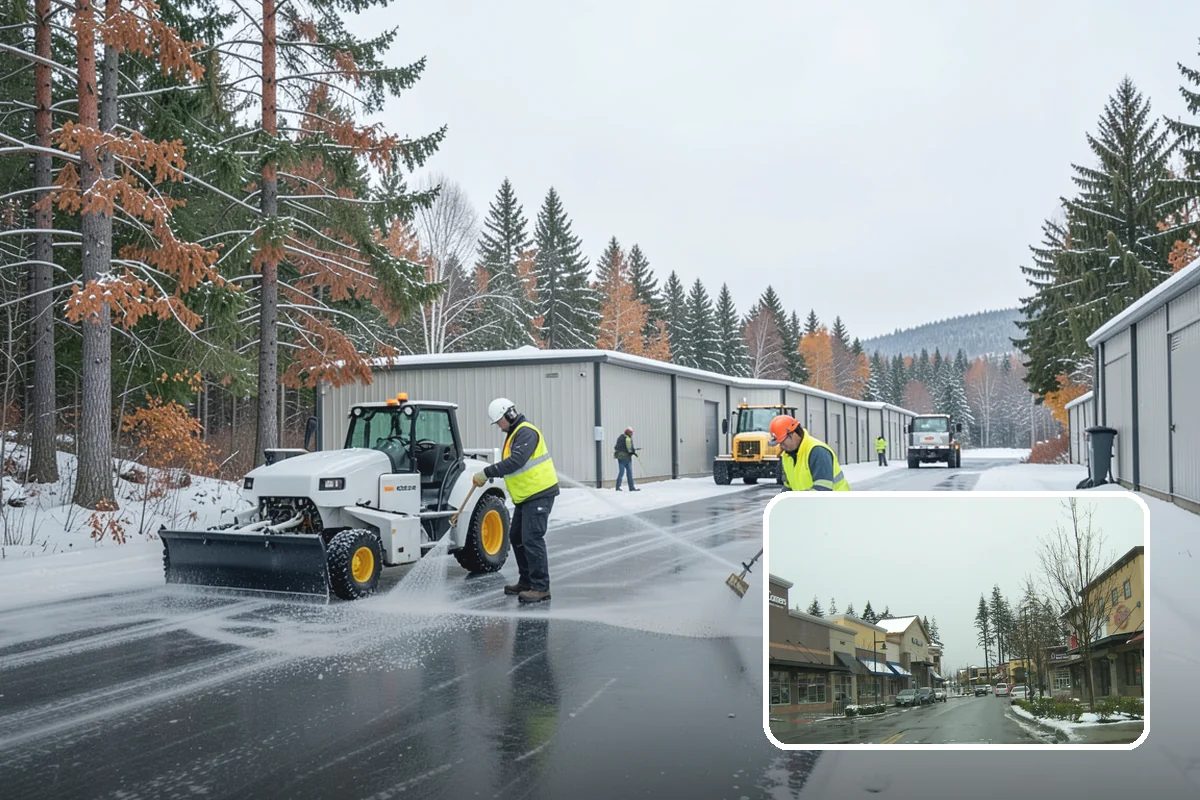 Walk-Behind Snow Blowing in Mill Creek, Snohomish County, WA - Precise clearing of sidewalks and entries