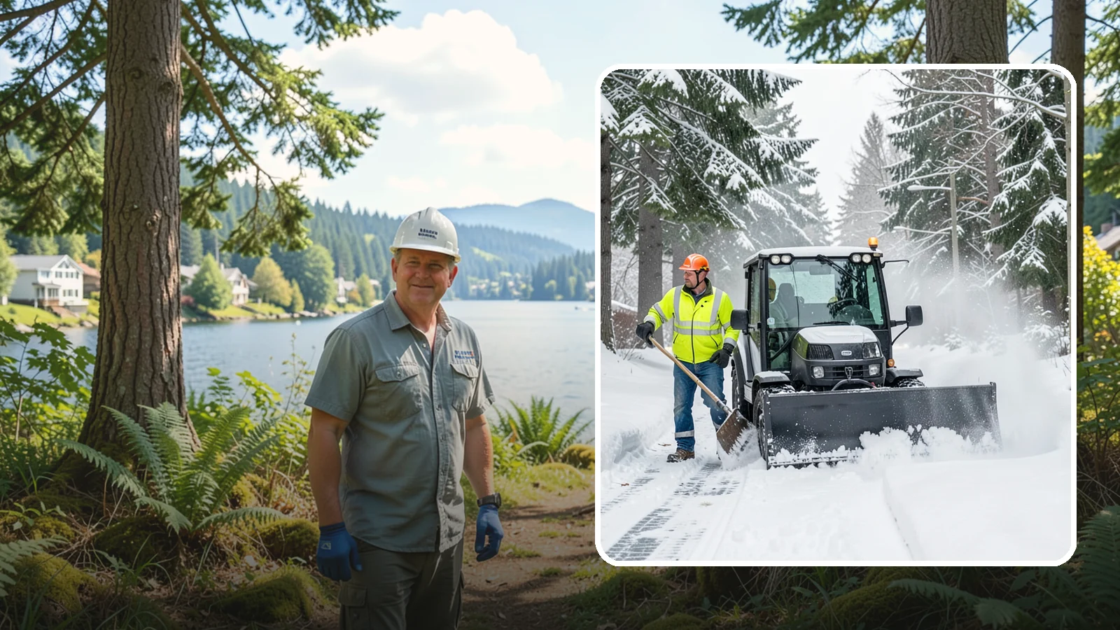 Walk-Behind Snow Blowing in Milton, King County, WA - Our walk-behind blowers handle sidewalks, entryways, and tight spaces where precision matters most.
