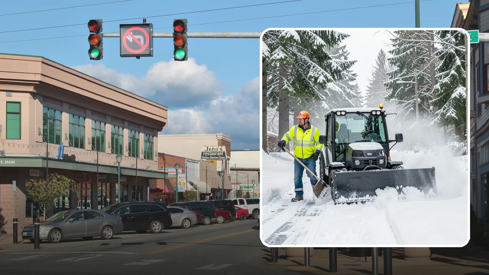 Walk-Behind Snow Blowing in Monroe, Snohomish County, WA - Our walk-behind blowers handle sidewalks, entryways, and tight spaces where precision matters most.