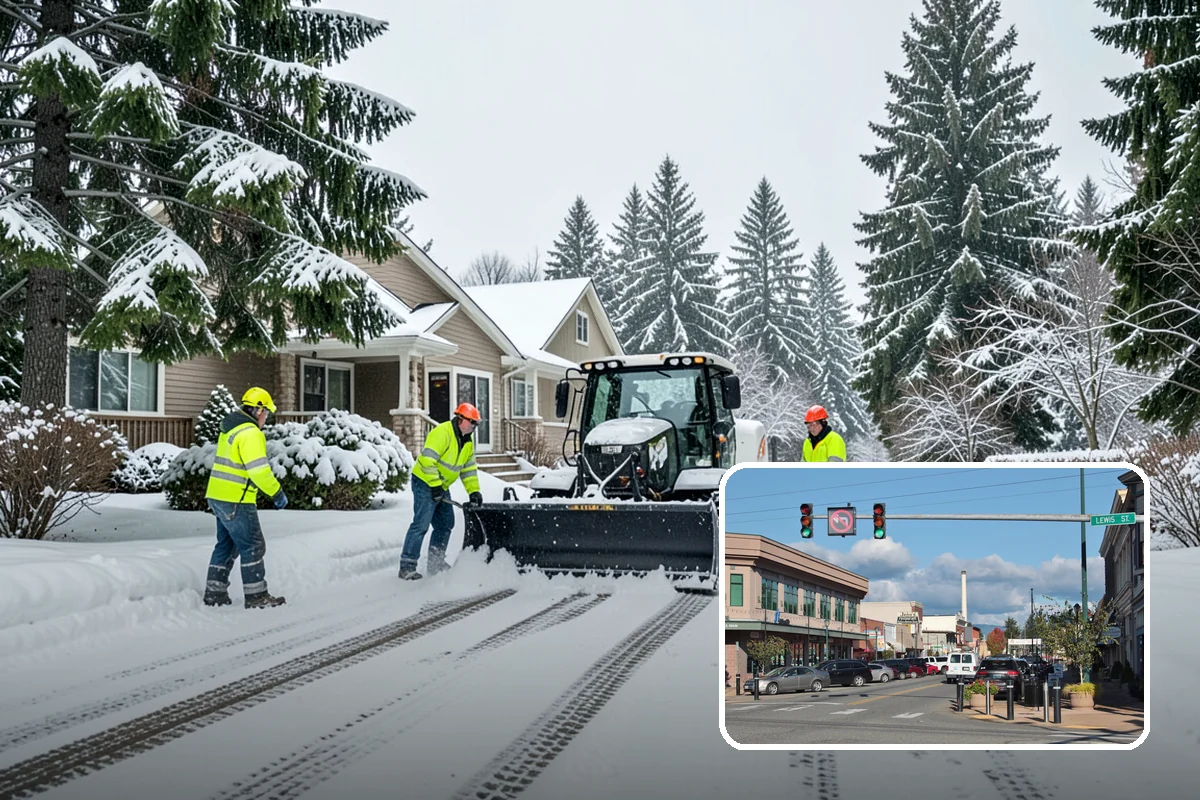 Walk-Behind Snow Blowing in Monroe, Snohomish County, WA - Precise clearing of sidewalks and entries