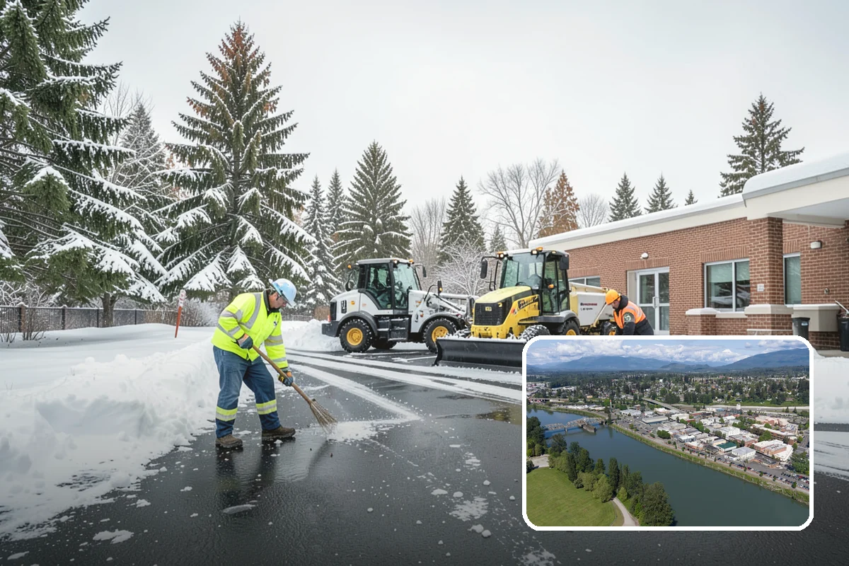 Walk-Behind Snow Blowing in Mount Vernon, Skagit County, WA - Precise clearing of sidewalks and entries