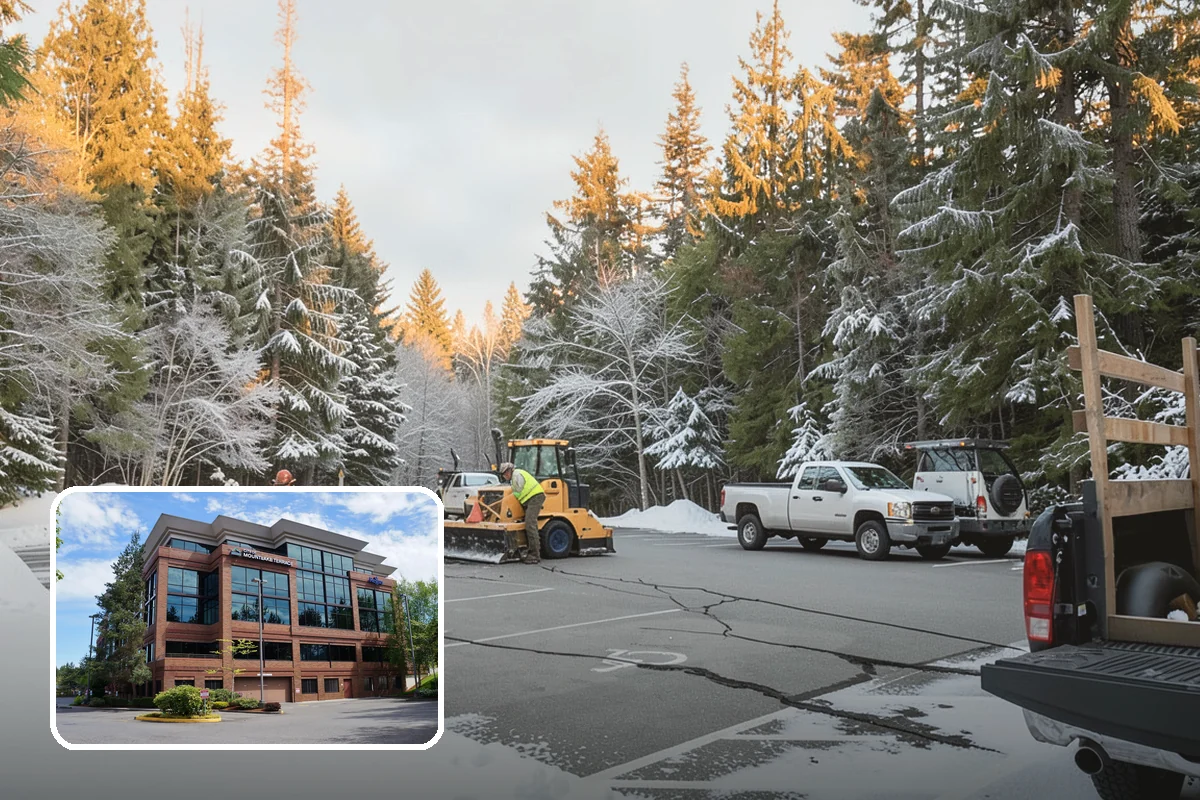 Walk-Behind Snow Blowing in Mountlake Terrace, Snohomish County, WA - Precise clearing of sidewalks and entries