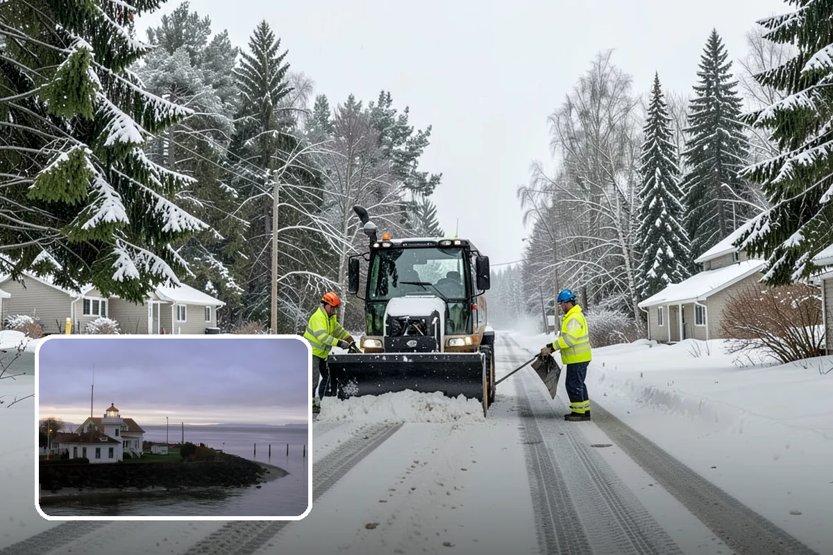 Walk-Behind Snow Blowing in Mukilteo, Snohomish County, WA - Precise clearing of sidewalks and entries