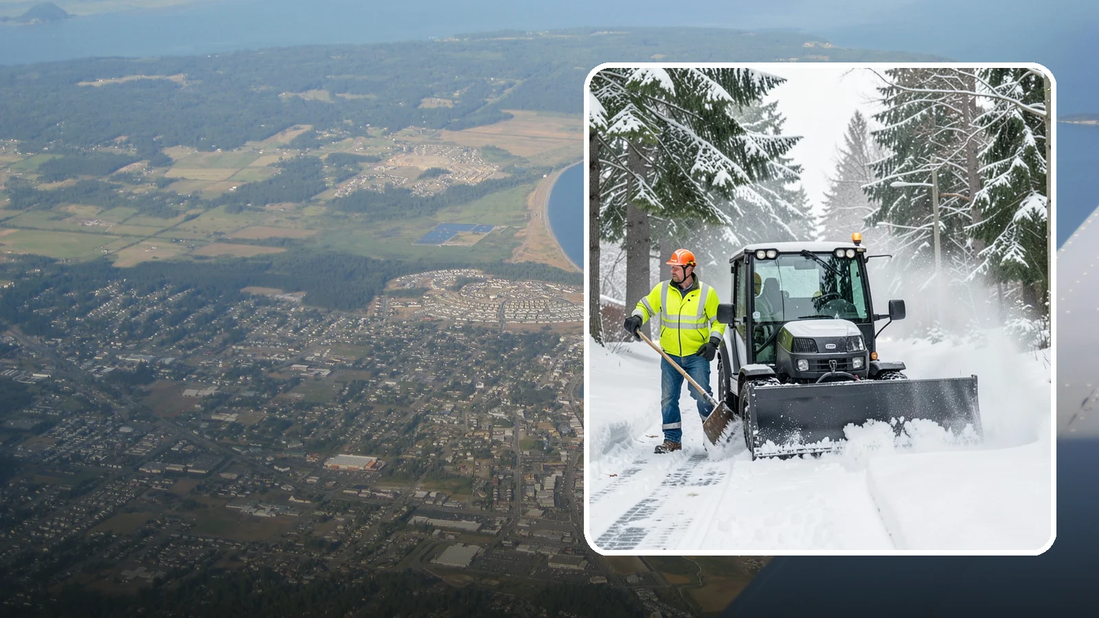 Walk-Behind Snow Blowing in Oak Harbor, Island County, WA - Our walk-behind blowers handle sidewalks, entryways, and tight spaces where precision matters most.