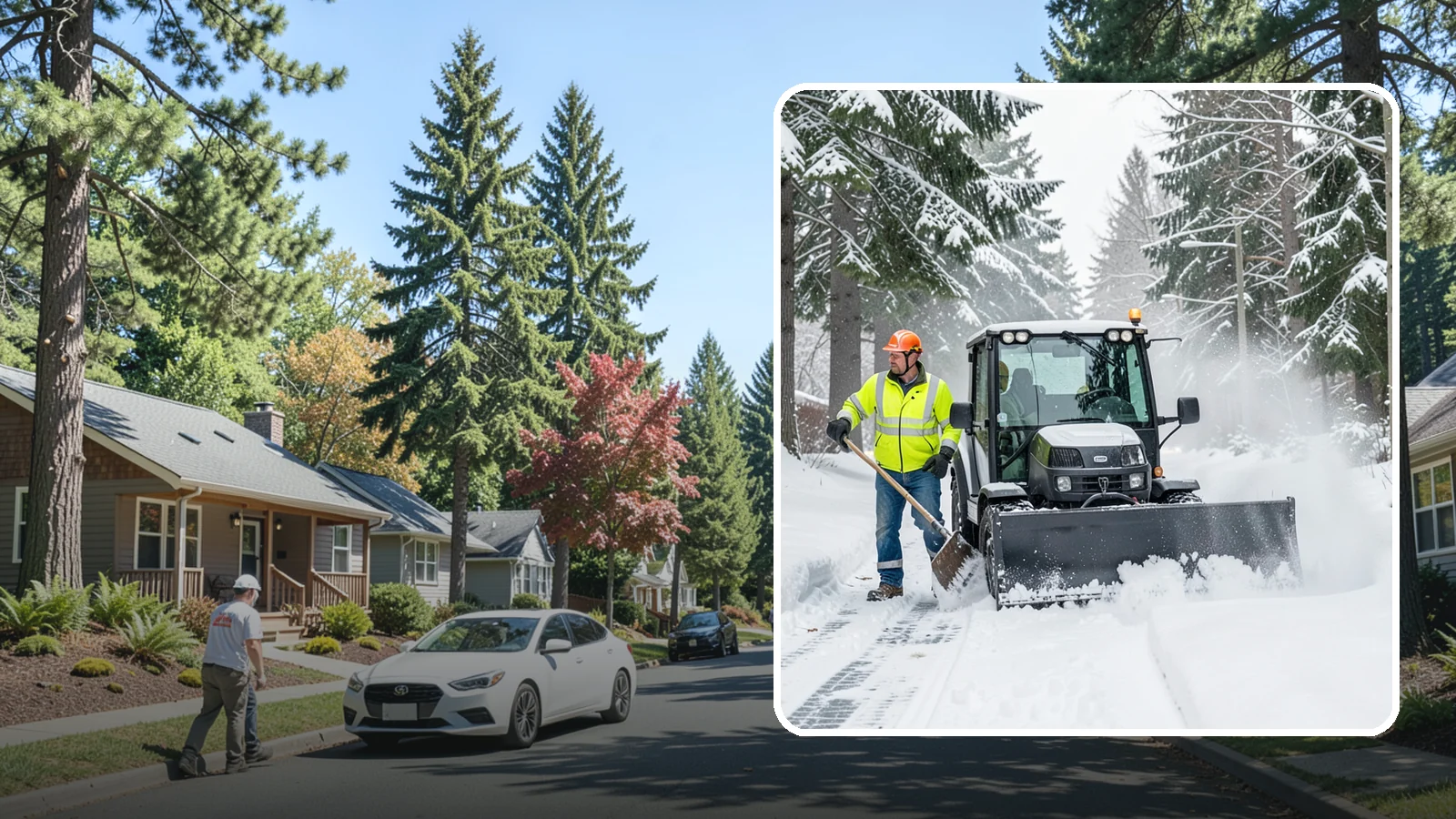 Walk-Behind Snow Blowing in Orting, Pierce County, WA - Our walk-behind blowers handle sidewalks, entryways, and tight spaces where precision matters most.