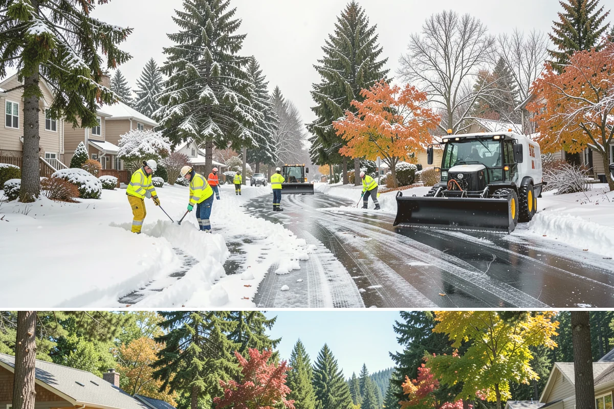 Walk-Behind Snow Blowing in Orting, Pierce County, WA - Walk-behind blowing is essential for pedestrian safety throughout the December-to-February snow window.