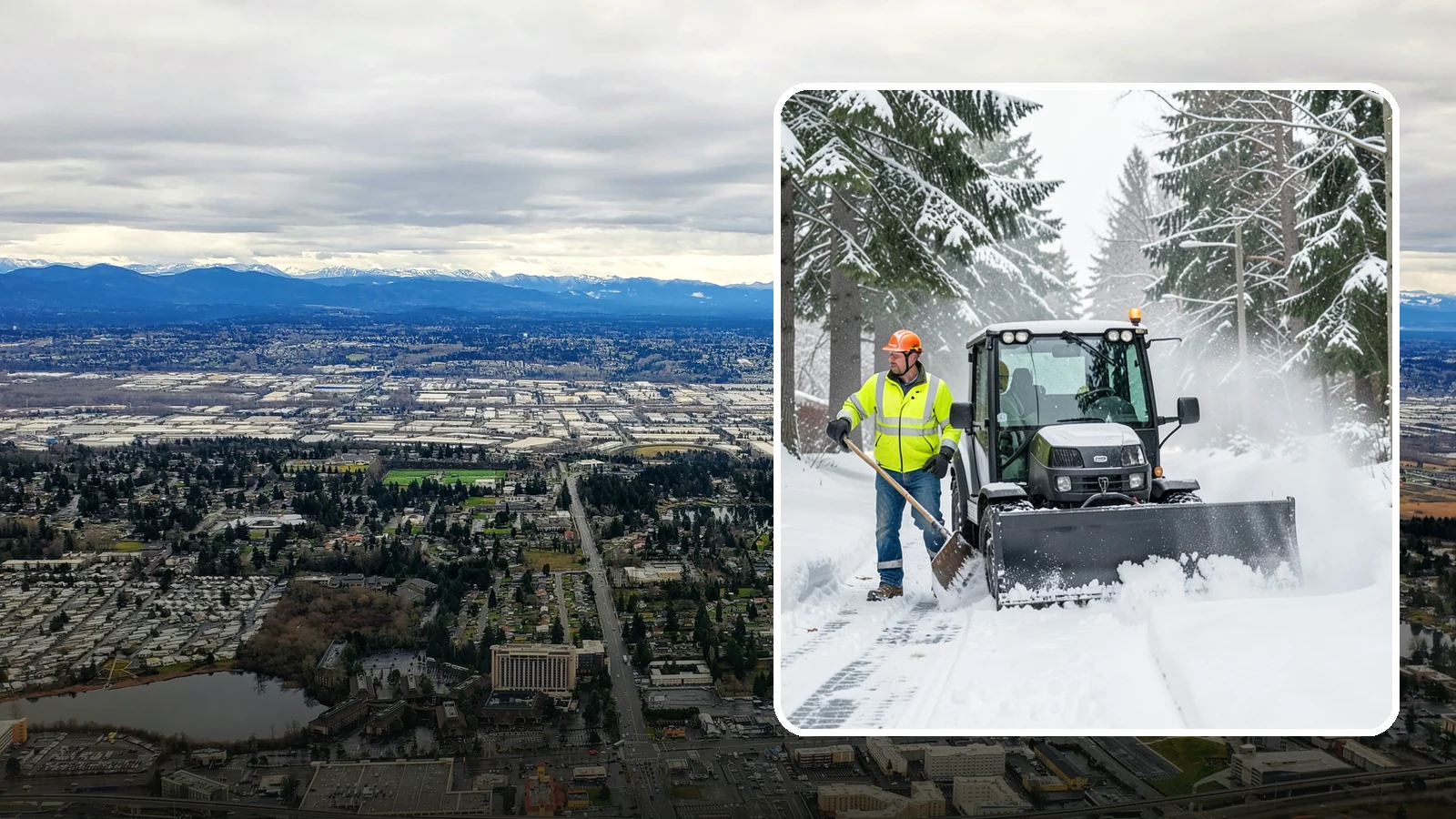 Walk-Behind Snow Blowing in SeaTac, King County, WA - Our walk-behind blowers handle sidewalks, entryways, and tight spaces where precision matters most.