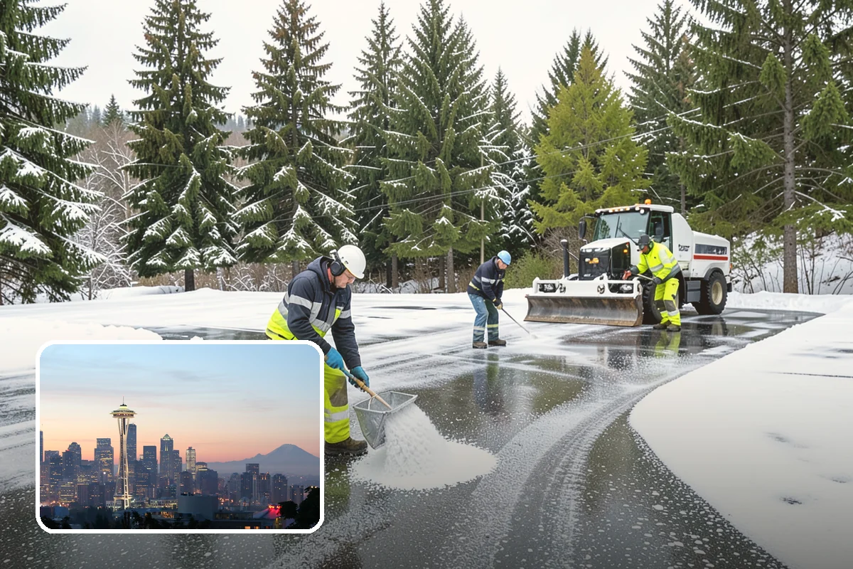 Walk-Behind Snow Blowing in Seattle, King County, WA - Precise clearing of sidewalks and entries