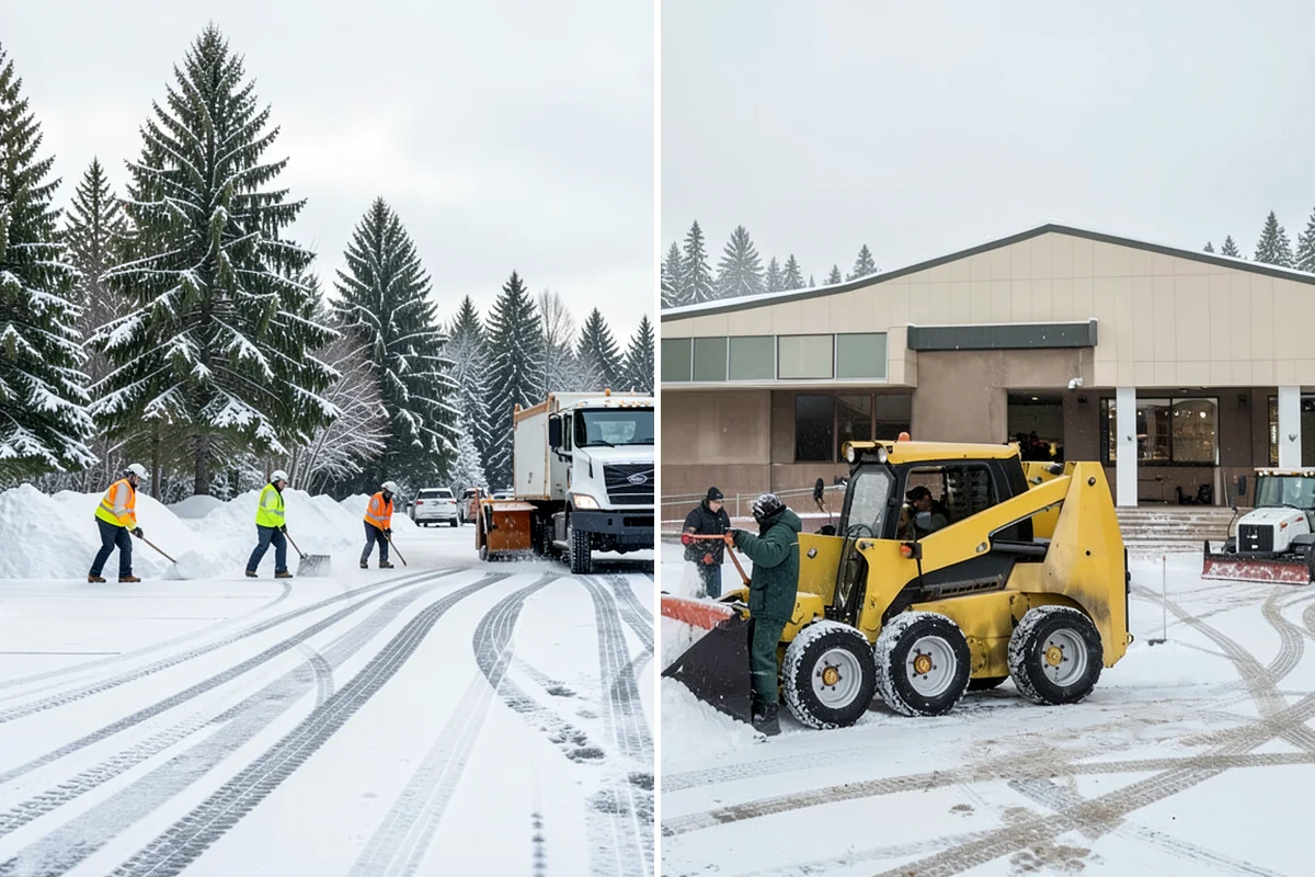 Walk-Behind Snow Blowing in Sedro-Woolley, Skagit County, WA - Map pedestrian routes and priority entries