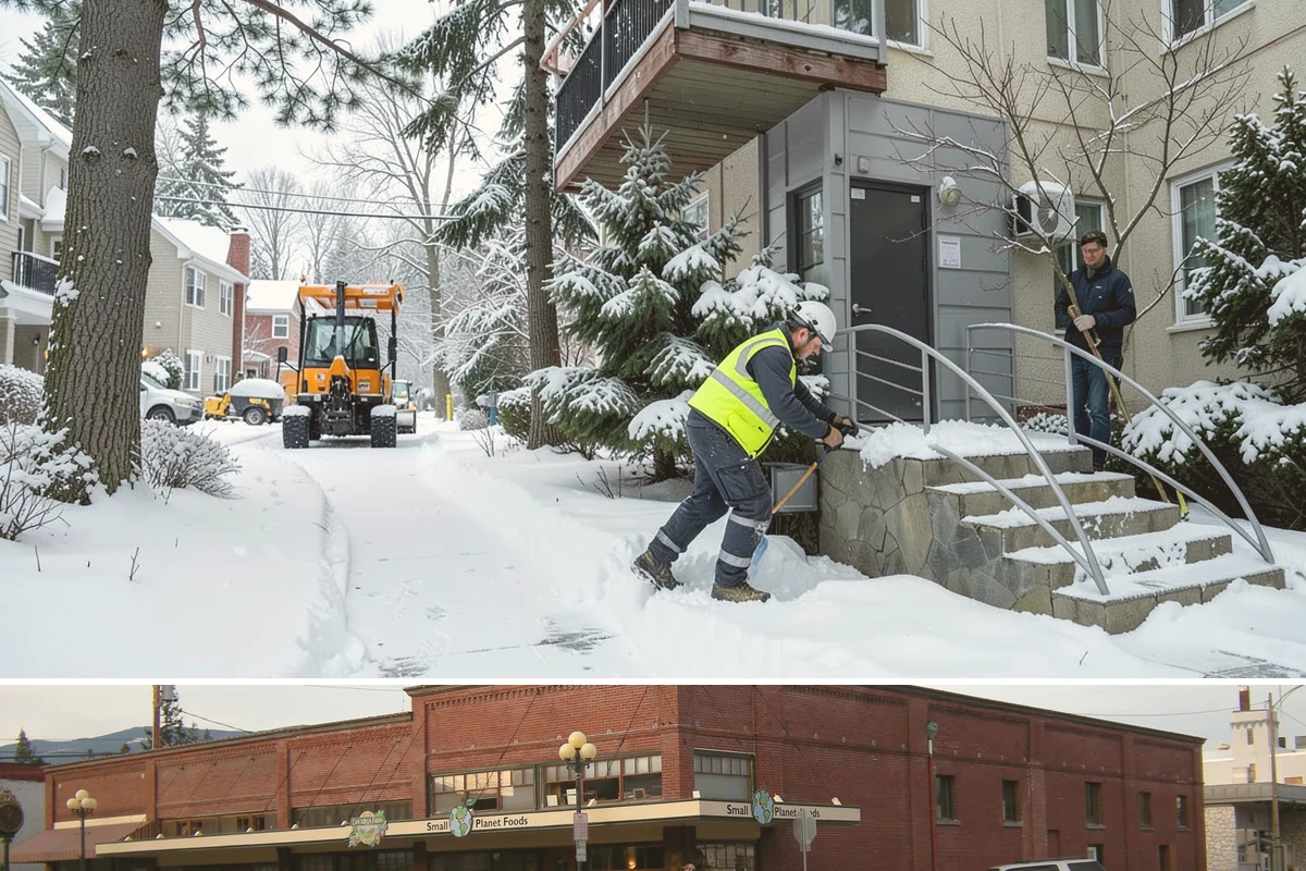 Walk-Behind Snow Blowing in Sedro-Woolley, Skagit County, WA - Walk-behind blowing is essential for pedestrian safety throughout the December-to-February snow window.