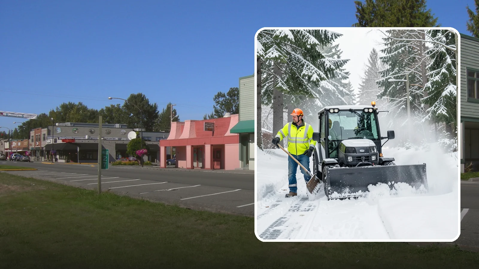 Walk-Behind Snow Blowing in Snoqualmie, King County, WA - Our walk-behind blowers handle sidewalks, entryways, and tight spaces where precision matters most.
