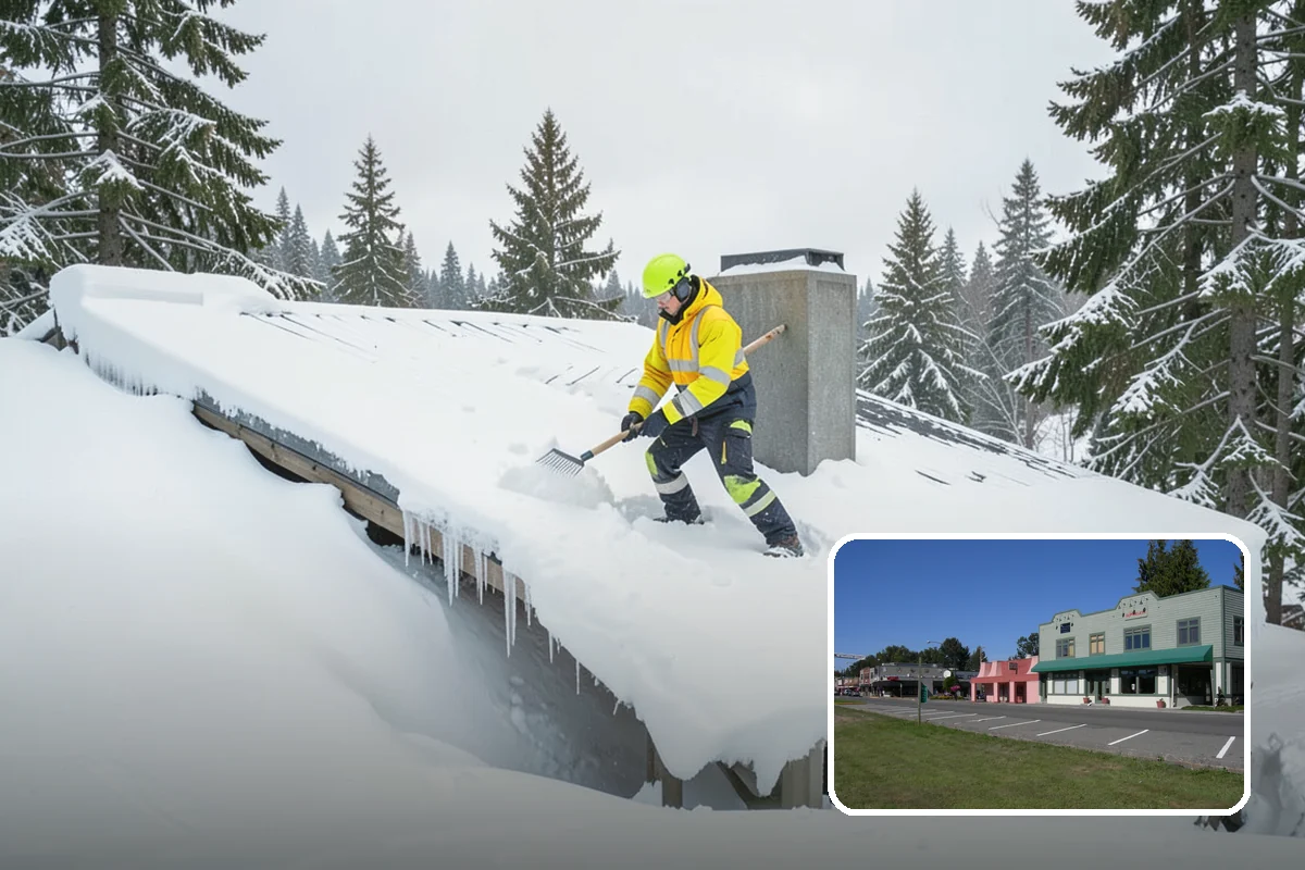 Walk-Behind Snow Blowing in Snoqualmie, King County, WA - Precise clearing of sidewalks and entries