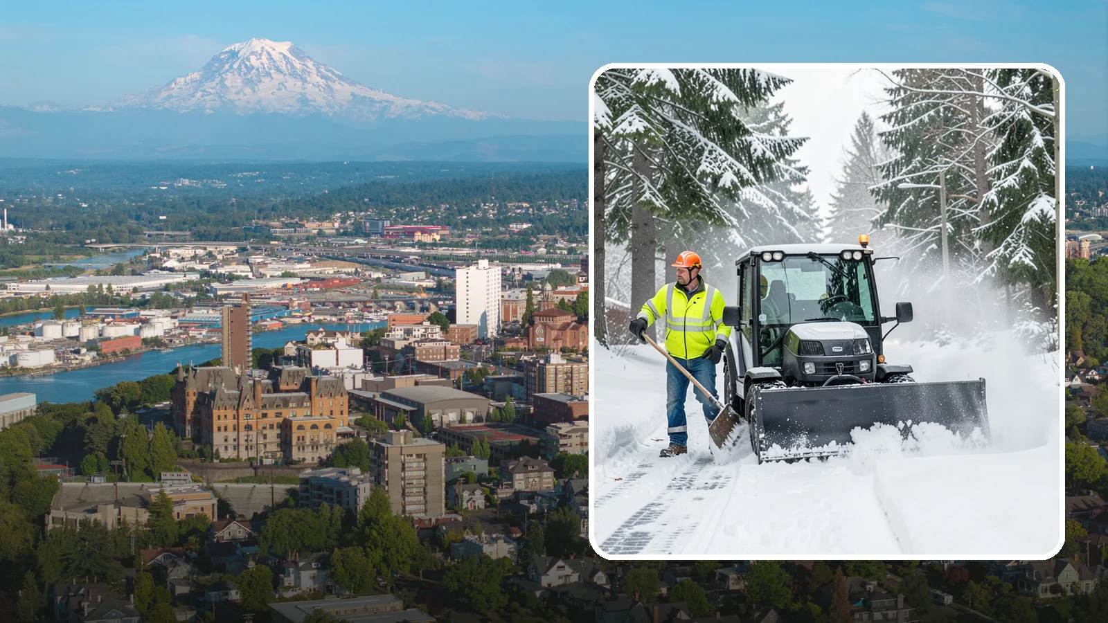 Walk-Behind Snow Blowing in Tacoma, Pierce County, WA - Our walk-behind blowers handle sidewalks, entryways, and tight spaces where precision matters most.