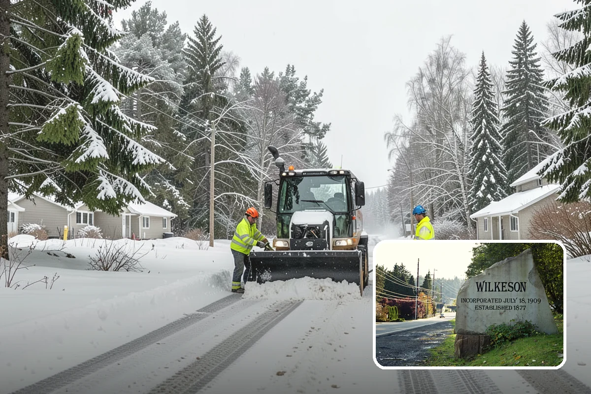 Walk-Behind Snow Blowing in Wilkeson, Pierce County, WA - Precise clearing of sidewalks and entries