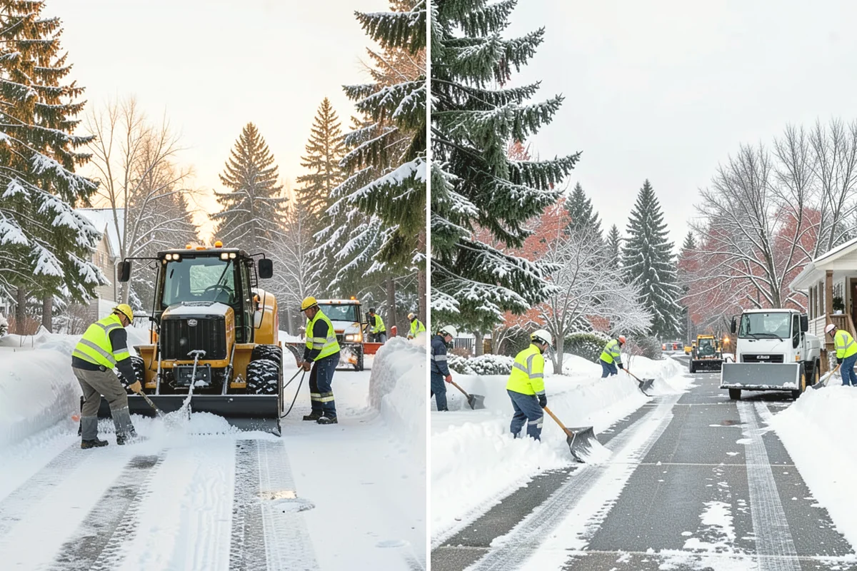 Walkway Deicing in Anacortes, Skagit County, WA - Walk the route and note shaded, refreeze-prone sections