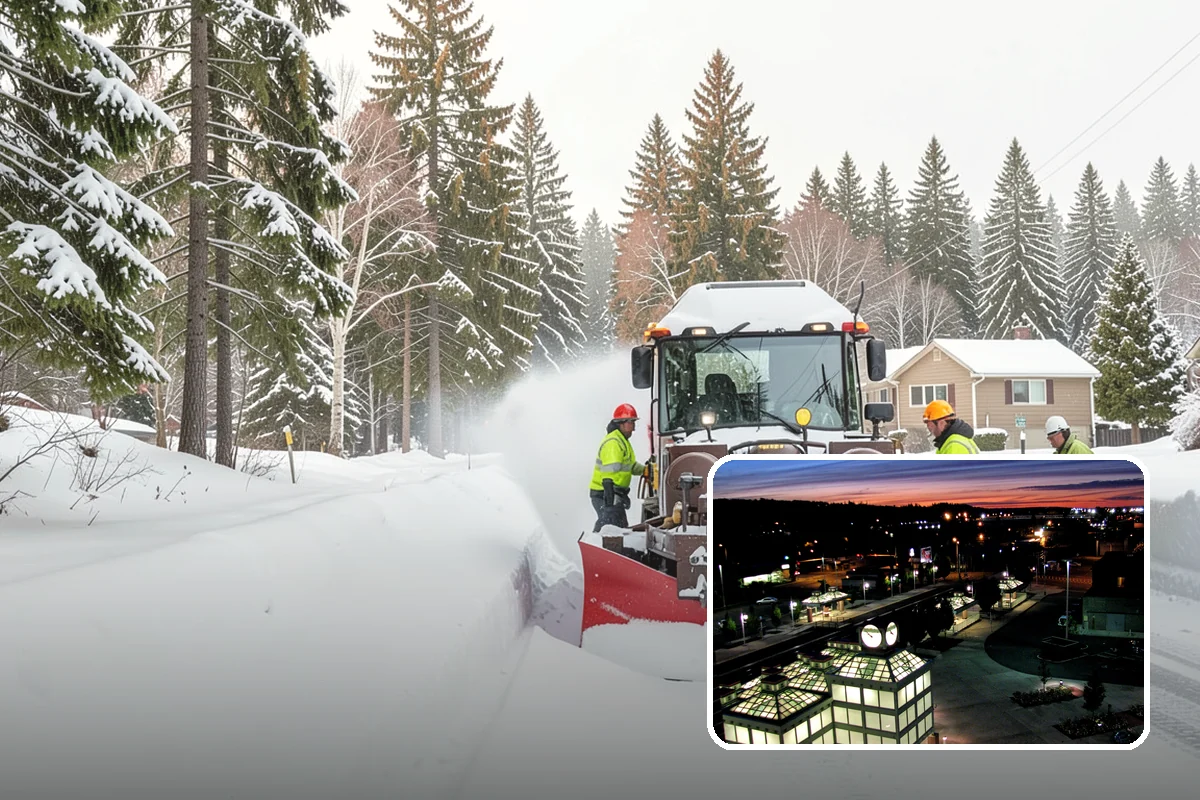 Walkway Deicing in Auburn, King County, WA - Removes the slick film on the highest-traffic routes