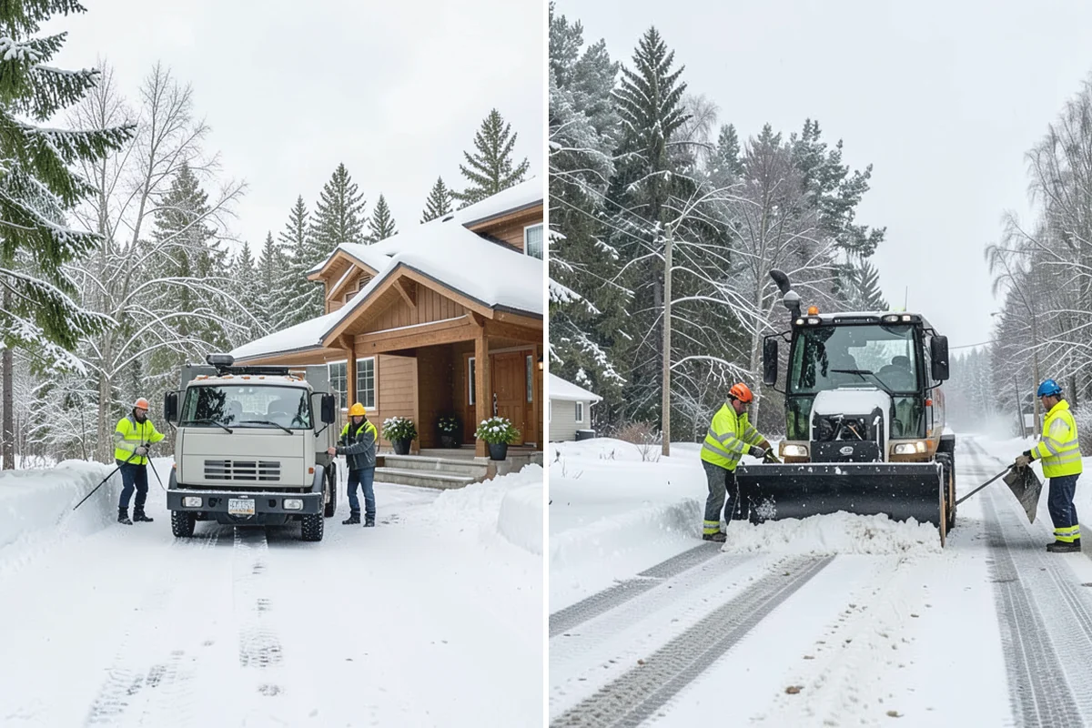Walkway Deicing in Auburn, King County, WA - Walk the route and note shaded, refreeze-prone sections