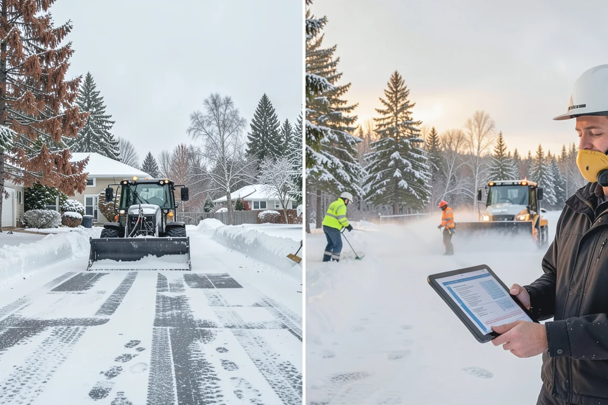 Walkway Deicing in Beaux Arts Village, King County, WA - Walk the route and note shaded, refreeze-prone sections