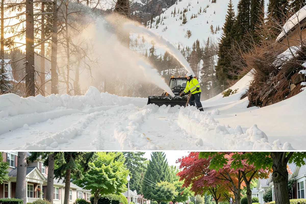 Walkway Deicing in Beaux Arts Village, King County, WA - Deice walkways at the first sign of refreeze each morning through the lowland cold season, generally December into February.