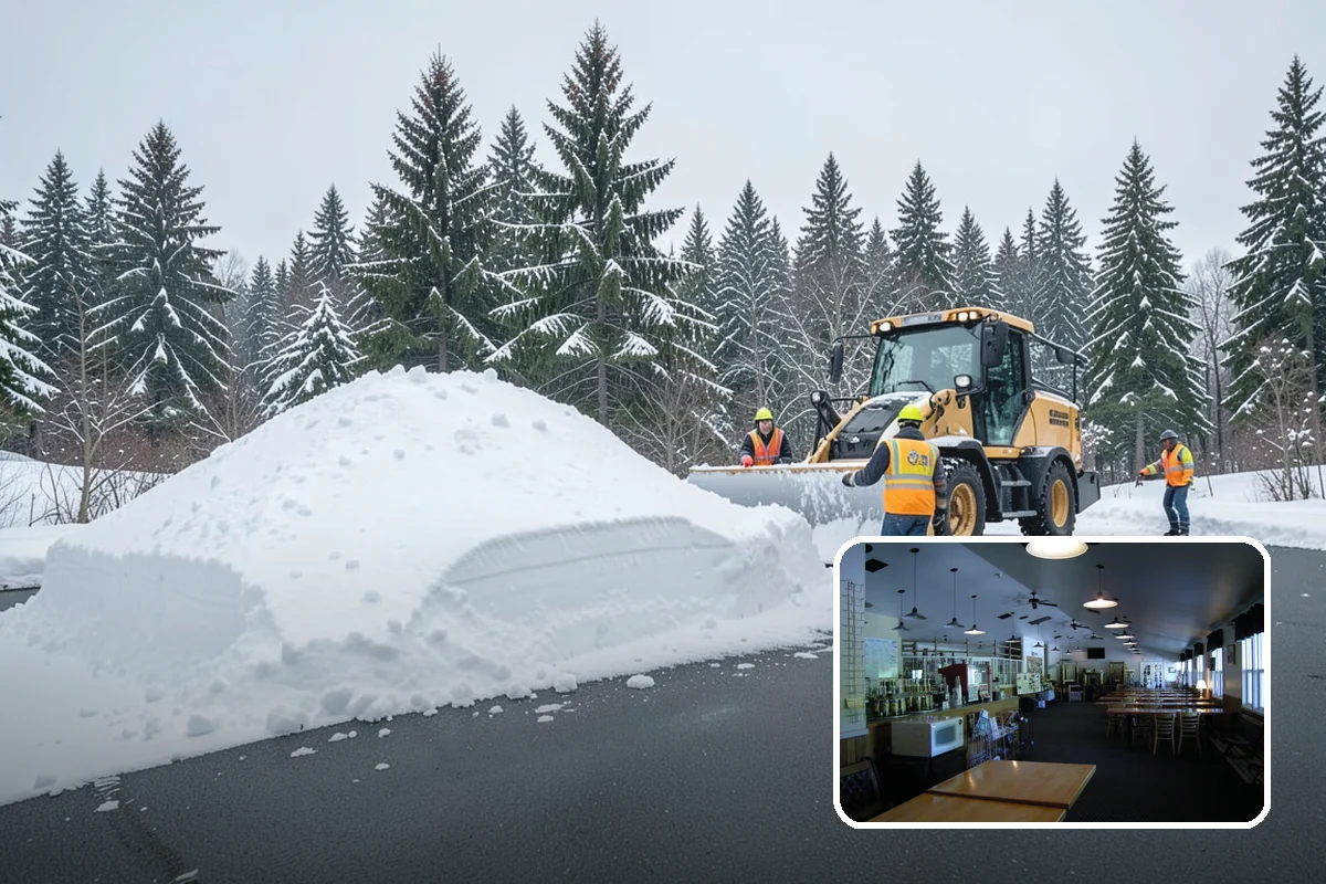 Walkway Deicing in Black Diamond, King County, WA - Removes the slick film on the highest-traffic routes