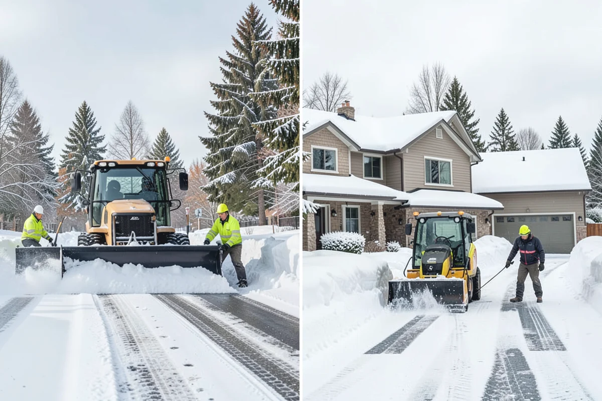 Walkway Deicing in Coupeville, Island County, WA - Walk the route and note shaded, refreeze-prone sections