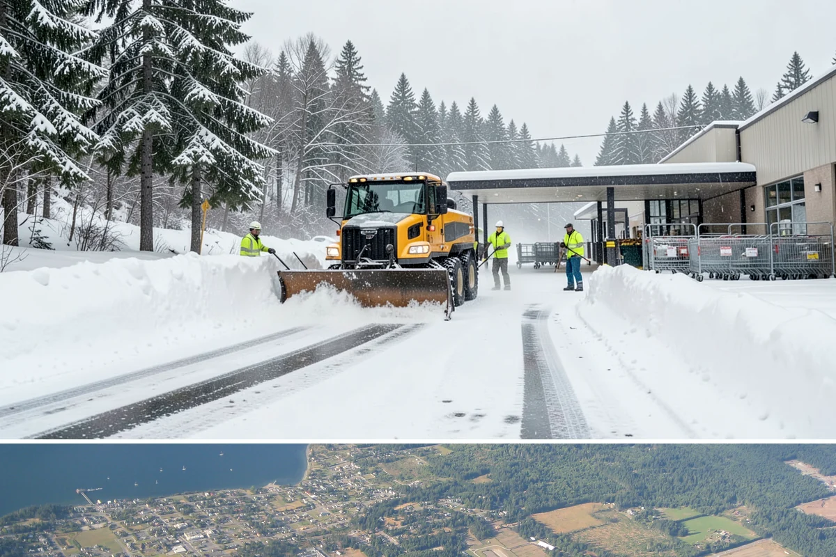 Walkway Deicing in Coupeville, Island County, WA - Deice walkways at the first sign of refreeze each morning through the lowland cold season, generally December into February.