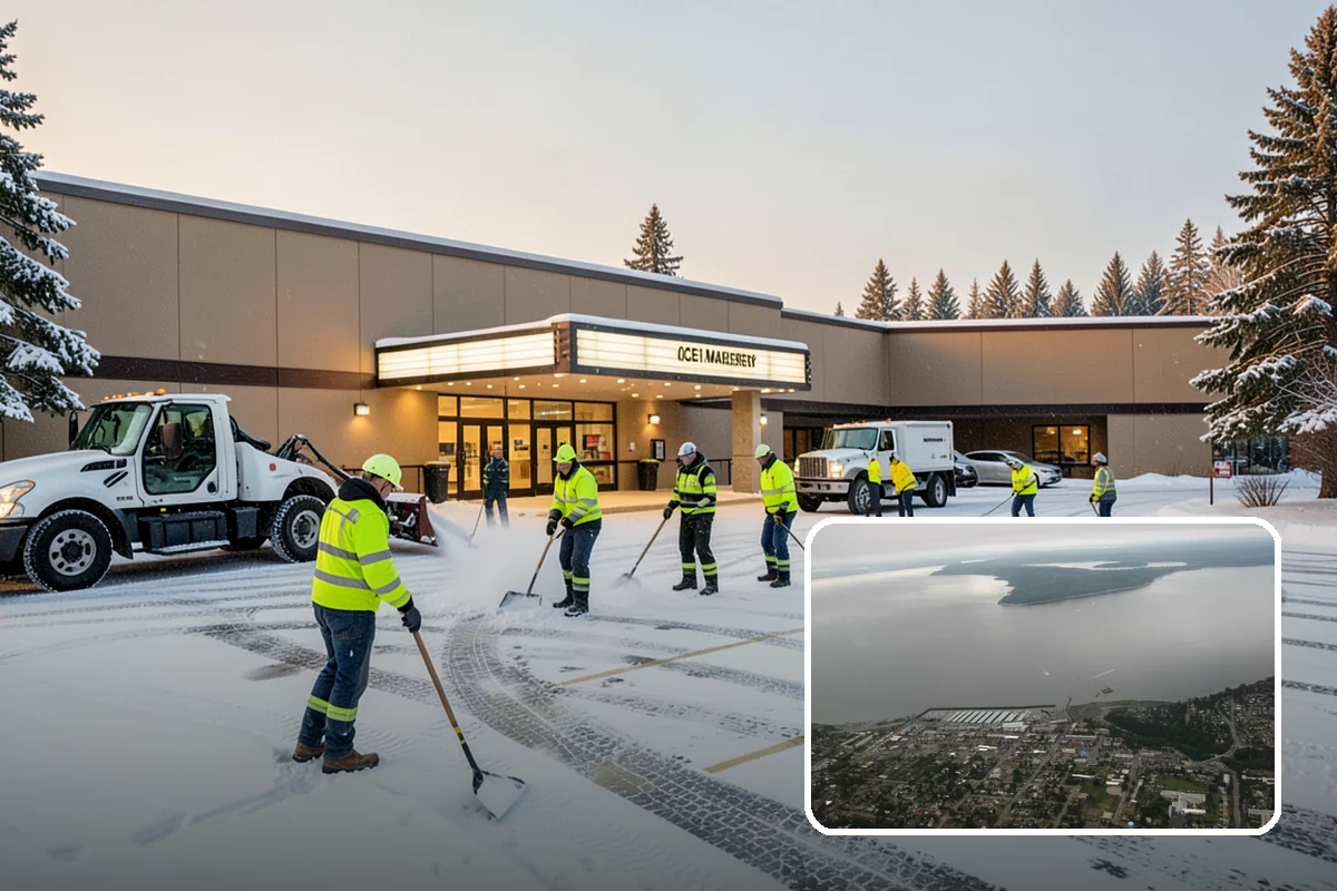 Walkway Deicing in Des Moines, King County, WA - Removes the slick film on the highest-traffic routes