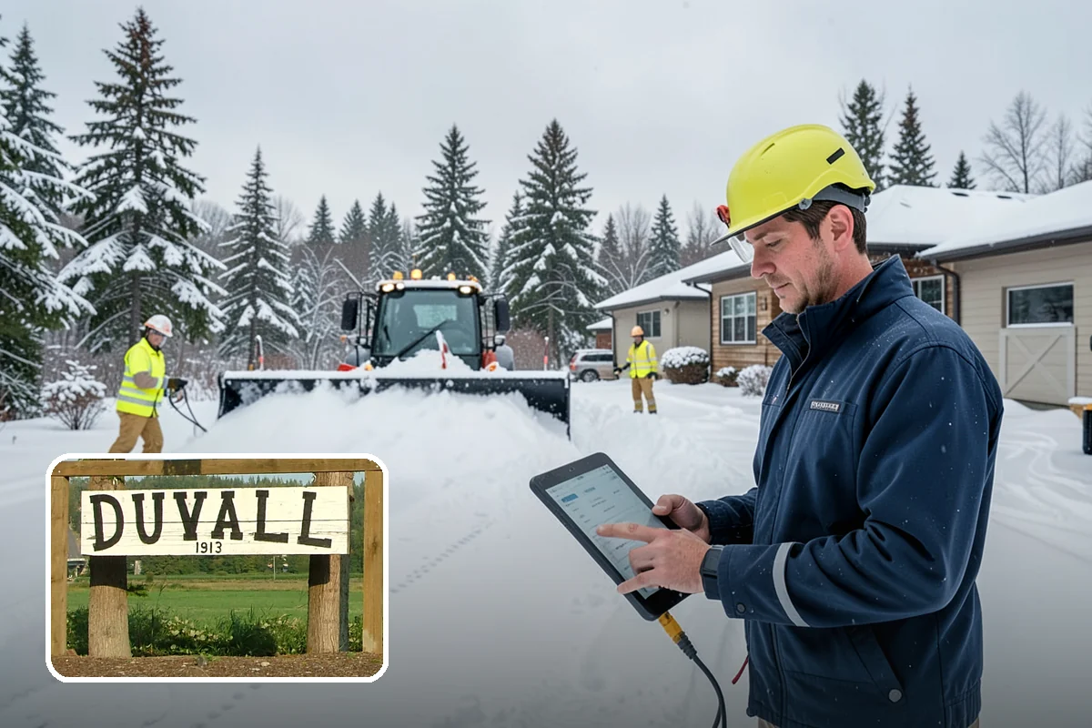 Walkway Deicing in Duvall, King County, WA - Removes the slick film on the highest-traffic routes