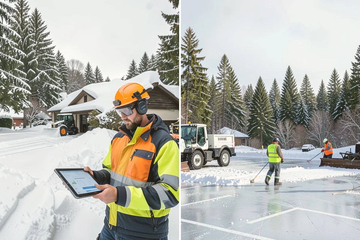 Walkway Deicing in Edmonds, Snohomish County, WA - Walk the route and note shaded, refreeze-prone sections