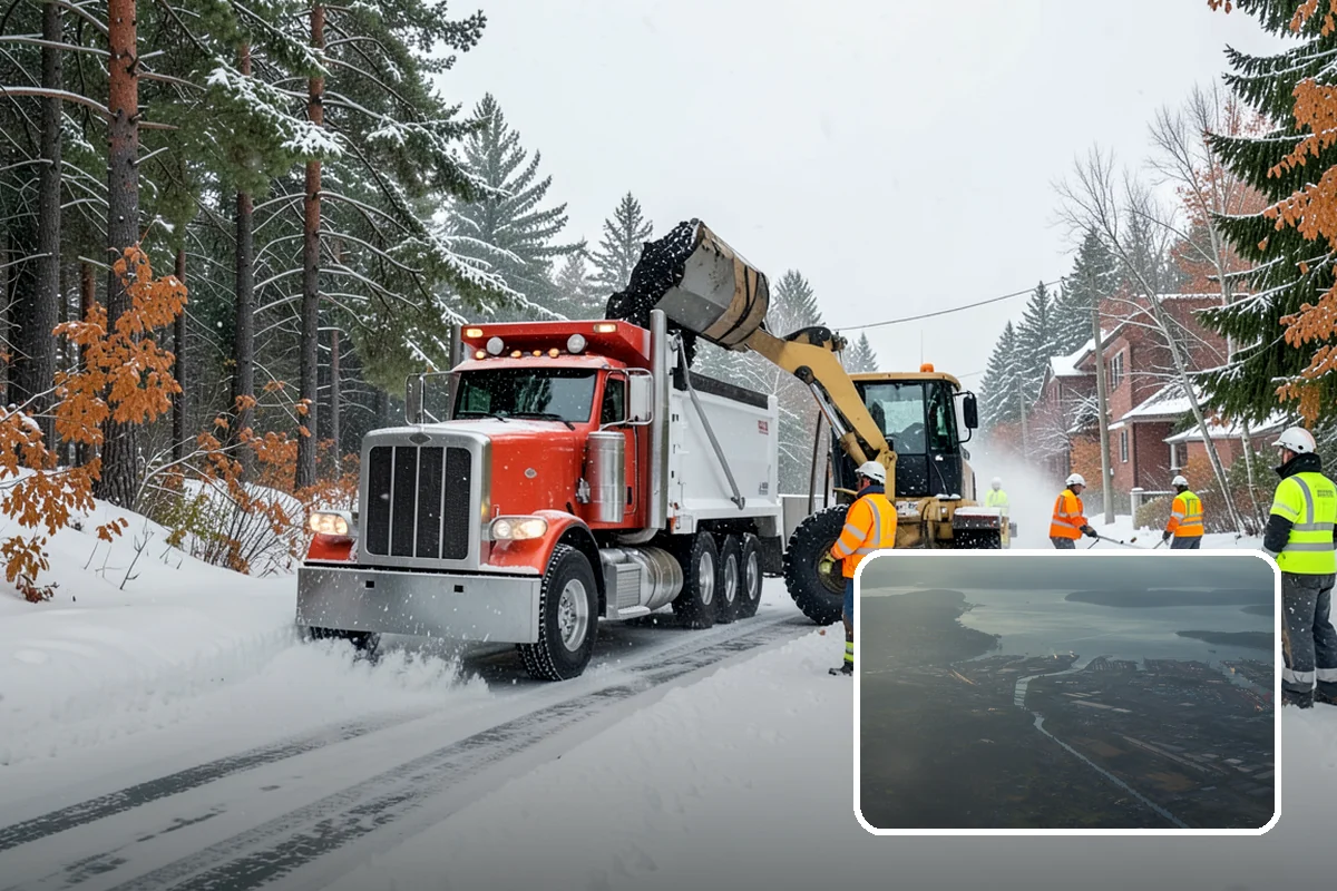 Walkway Deicing in Fife, Pierce County, WA - Removes the slick film on the highest-traffic routes