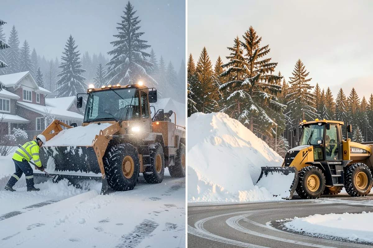 Walkway Deicing in Fircrest, Pierce County, WA - Walk the route and note shaded, refreeze-prone sections