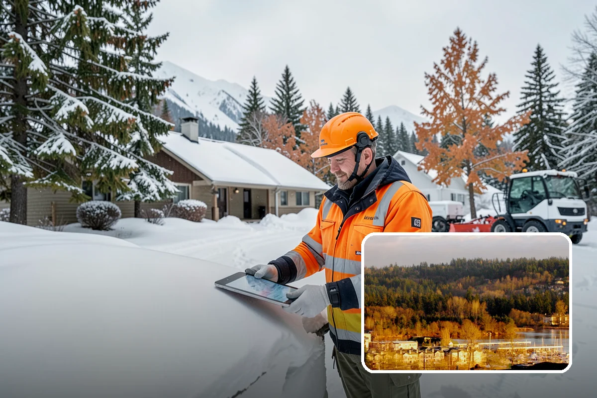 Walkway Deicing in Kenmore, King County, WA - Removes the slick film on the highest-traffic routes