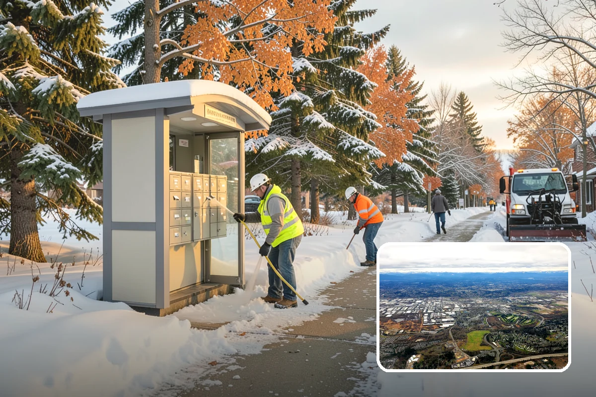 Walkway Deicing in Kent, King County, WA - Removes the slick film on the highest-traffic routes