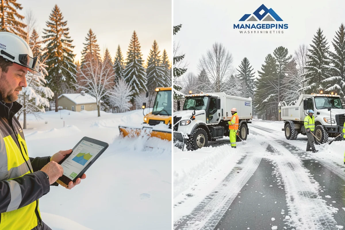 Walkway Deicing in Kirkland, King County, WA - Walk the route and note shaded, refreeze-prone sections