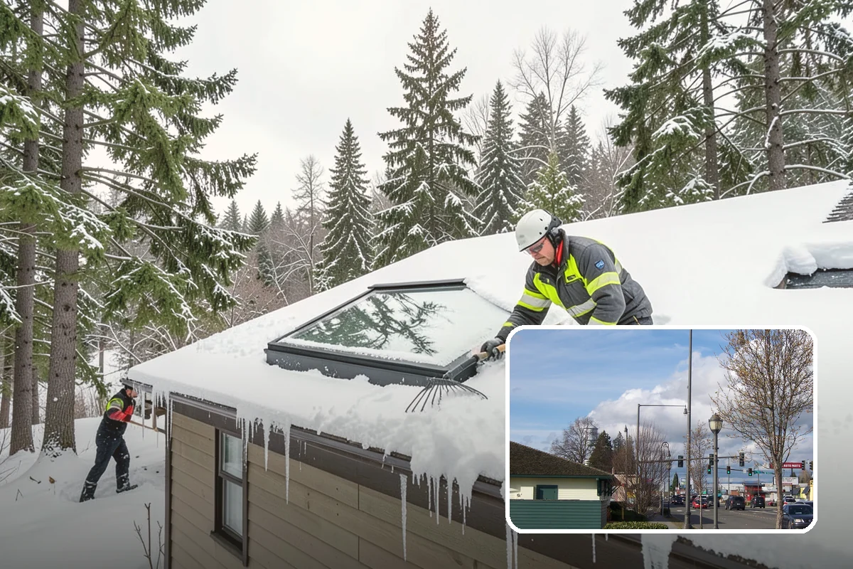 Walkway Deicing in Marysville, Snohomish County, WA - Removes the slick film on the highest-traffic routes