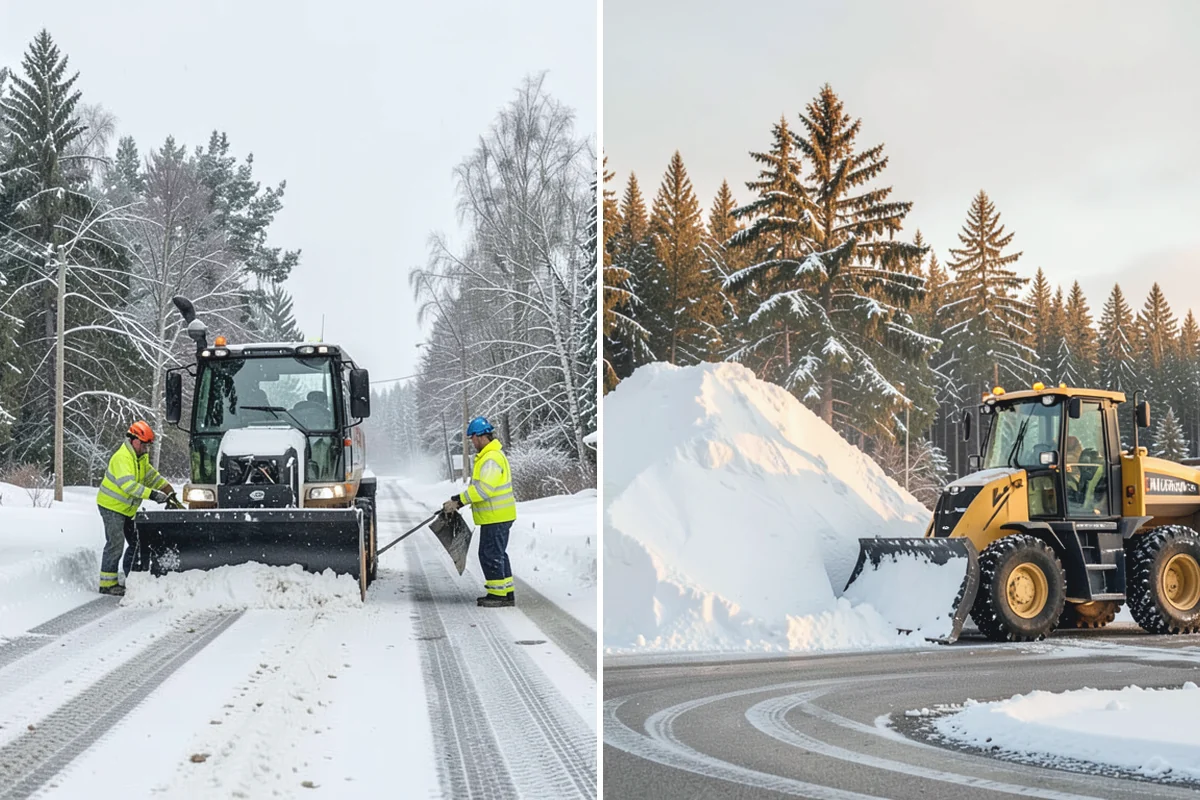 Walkway Deicing in Medina, King County, WA - Walk the route and note shaded, refreeze-prone sections
