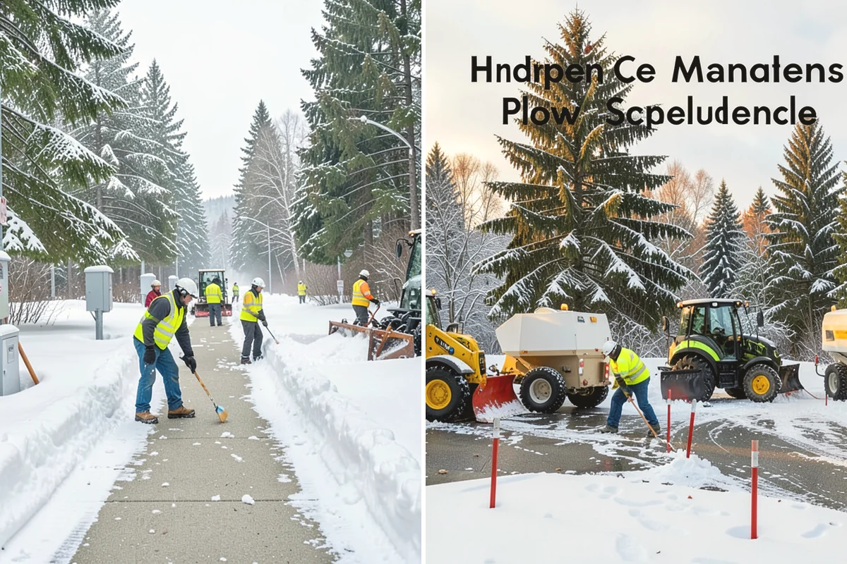 Walkway Deicing in Mercer Island, King County, WA - Walk the route and note shaded, refreeze-prone sections