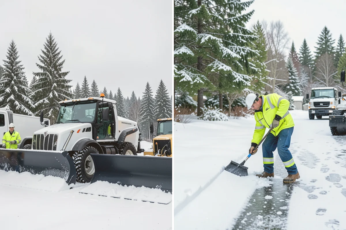 Walkway Deicing in Milton, King County, WA - Walk the route and note shaded, refreeze-prone sections