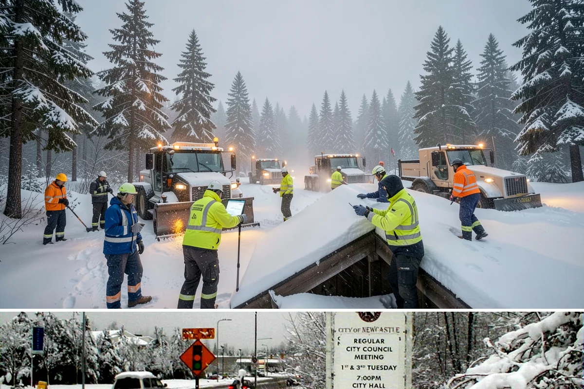Walkway Deicing in Newcastle, King County, WA - Deice walkways at the first sign of refreeze each morning through the lowland cold season, generally December into February.